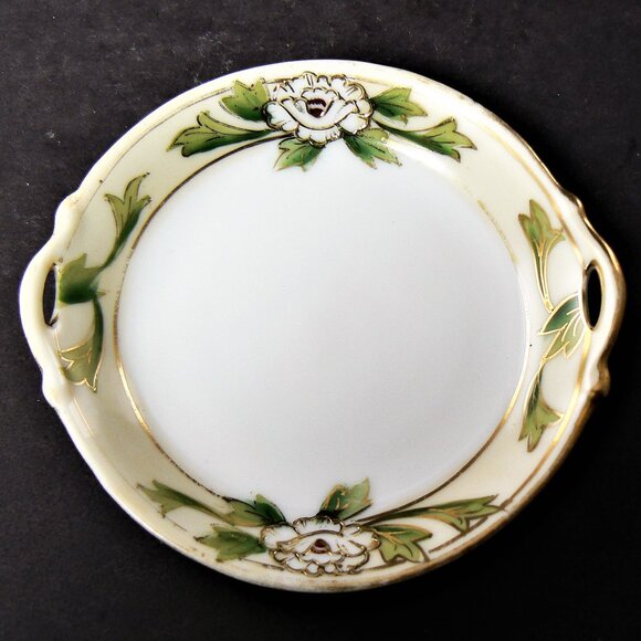 Nippon Other - SET OF 6 VINTAGE NIPPON PORCELAIN 3 1/2" PLATES